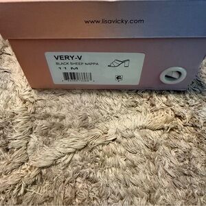 Lisa Vicky Black Sheep Nappa Heels